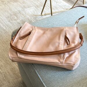 Elegant Pink Genuine Leather Handbag by SUNDANCE